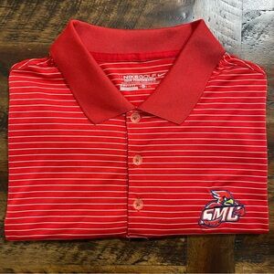 SMU Cardinals NCAA Nike Golf Dri Fit Polo Shirt Size XL